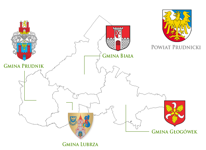 Obszar działania Powiatowego Urzędu Pracy w Prudniku